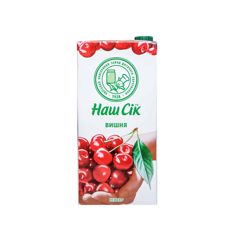 Нектар НАШ СІК вишня, 1,93 л